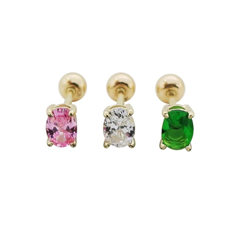 Ice Dice Stud Earrings