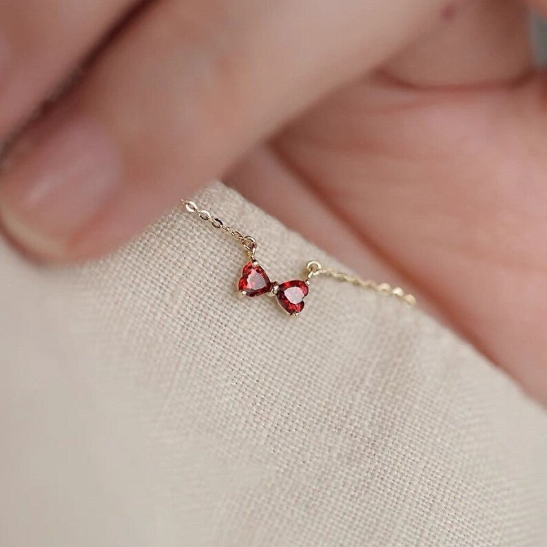 Mini Bow Tie Necklace