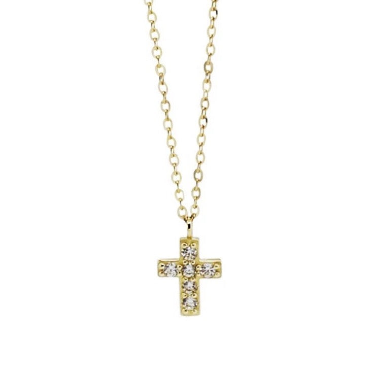 Mini Saint Cross Necklace