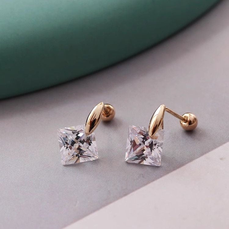 Crystal Totem Stud Earrings