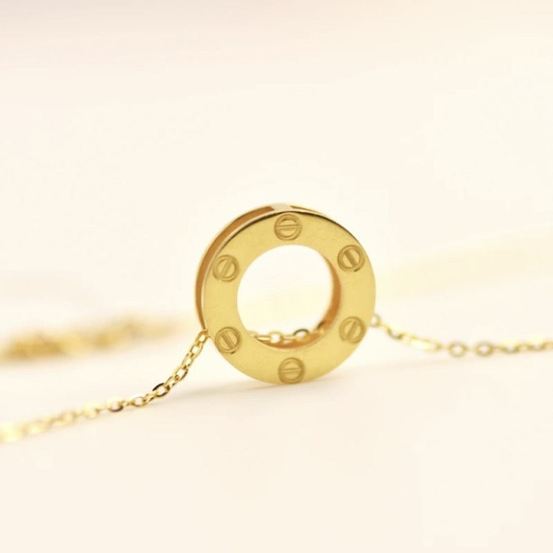 Love Screw Ring Charm Pendant