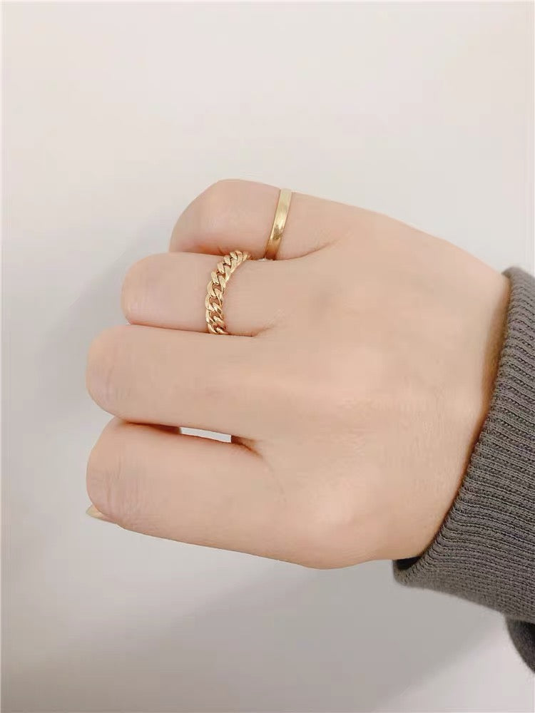Adjustable Diamond Chain Ring