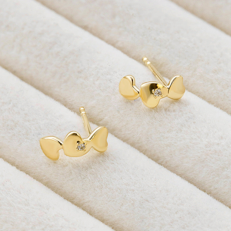 Confetti Hearts Stud Earrings