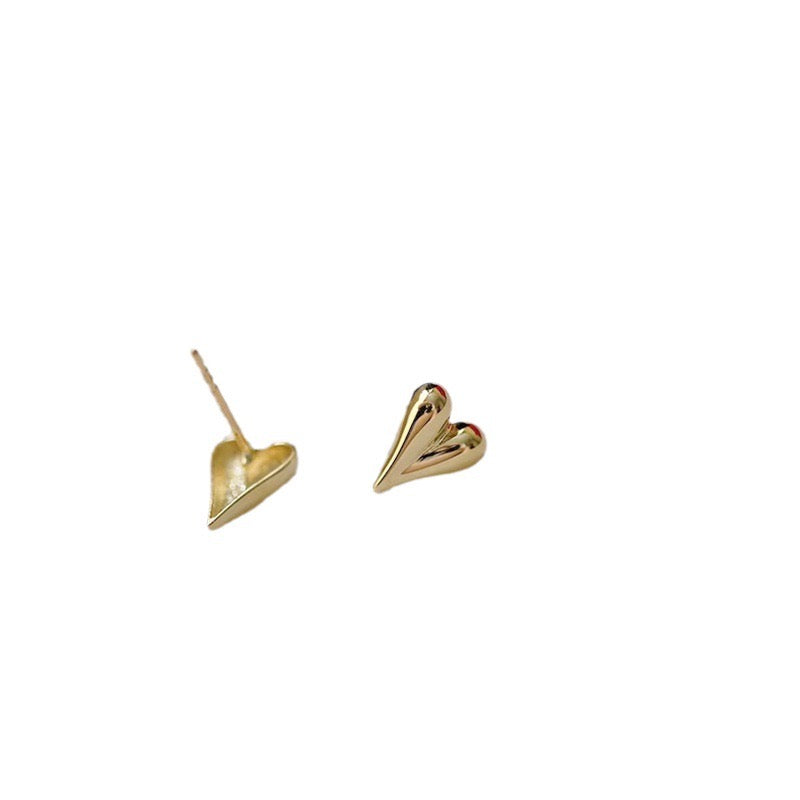 Dagger Heart Stud Earrings