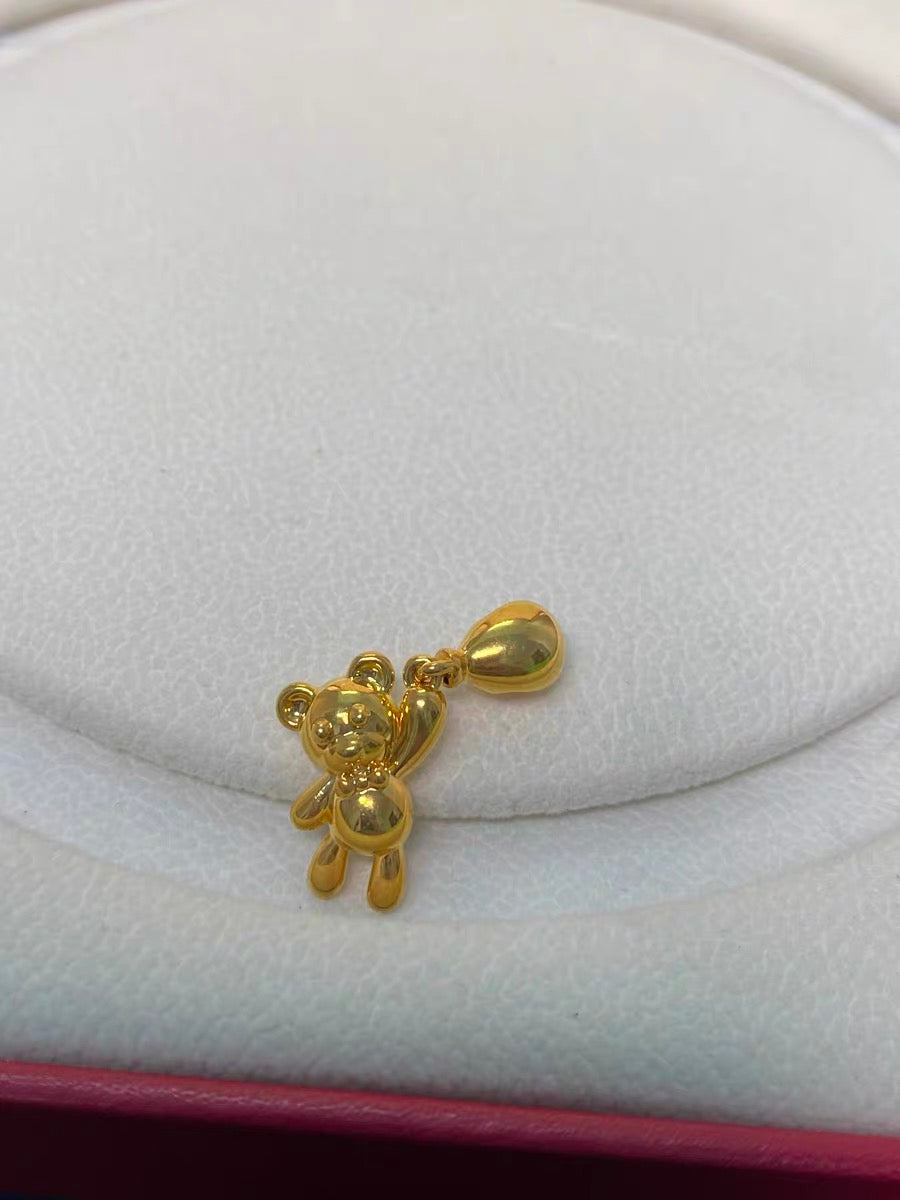 Balloon Bear Charm Pendant