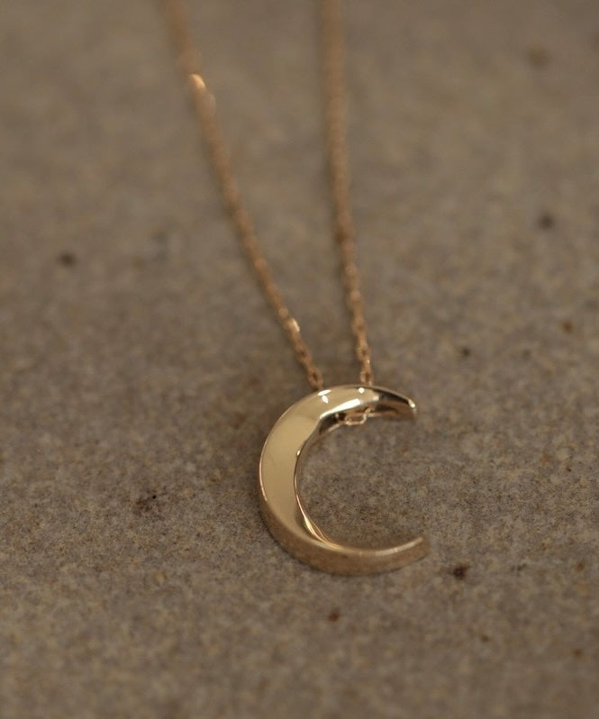 Hanging Crescent Charm Pendant