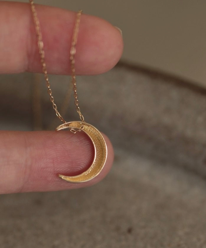 Hanging Crescent Charm Pendant