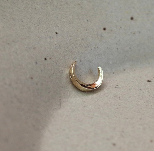 Hanging Crescent Charm Pendant