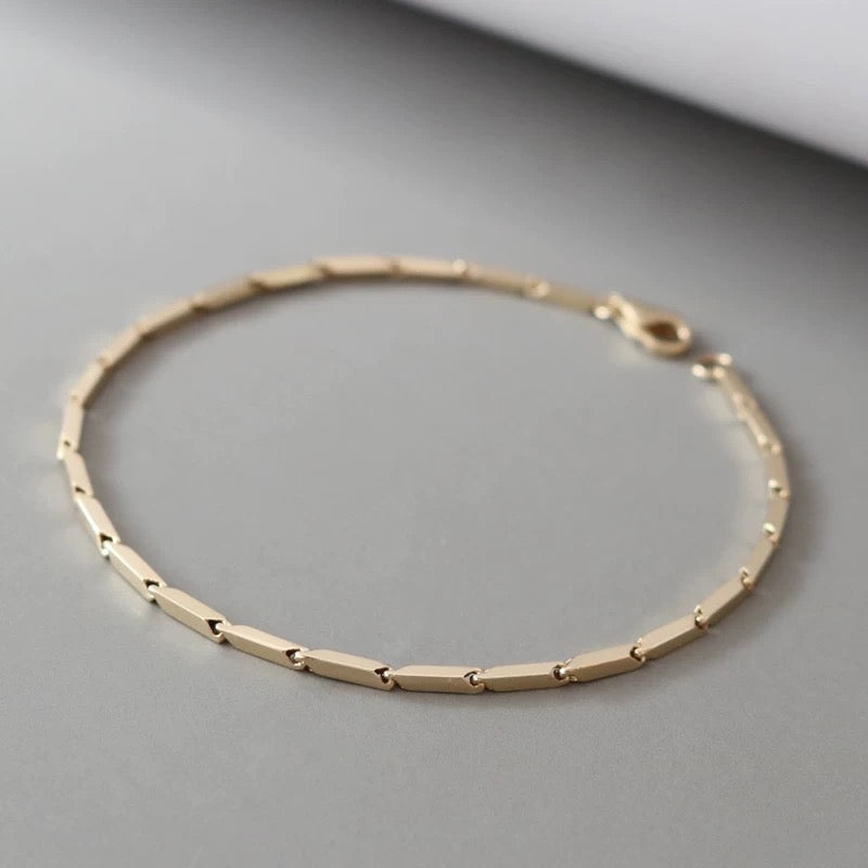 Thick Barleylink Chain Bracelet