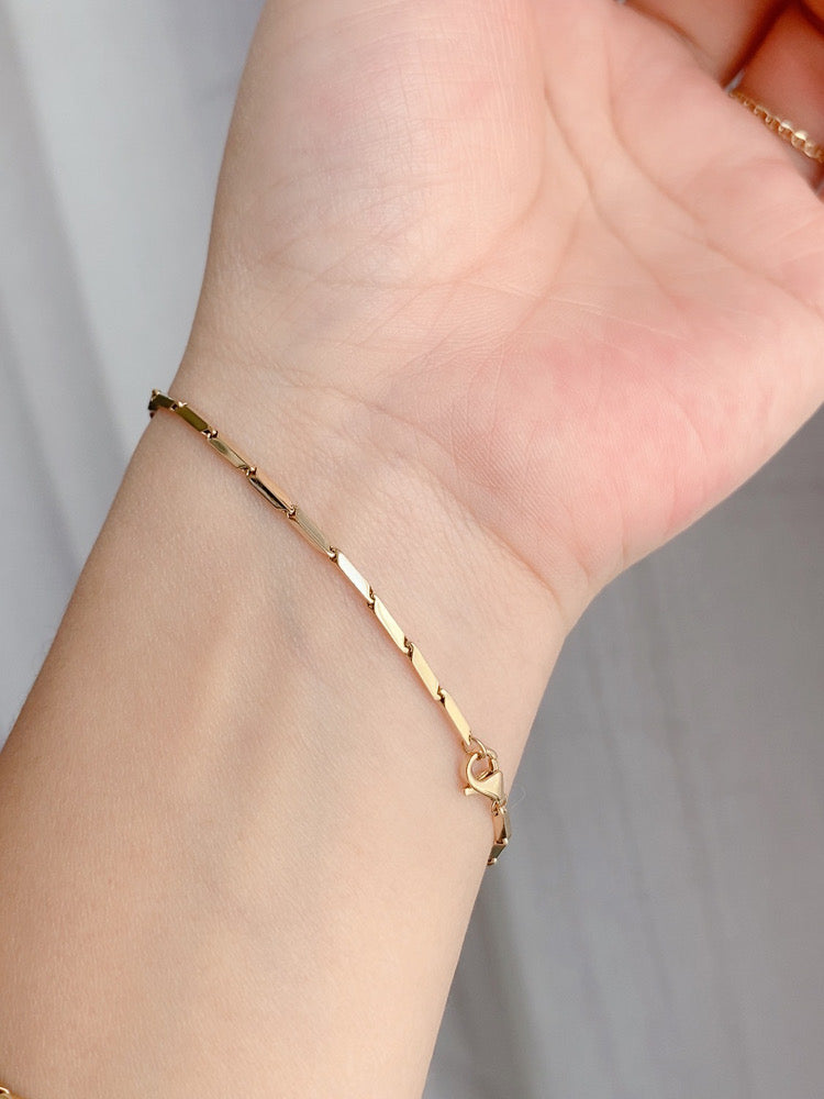 Thick Barleylink Chain Bracelet