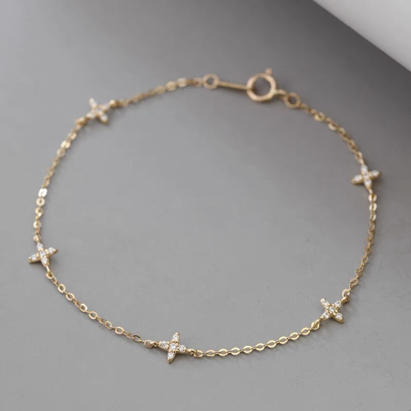 Eleanor Cross Patterned Bracelet