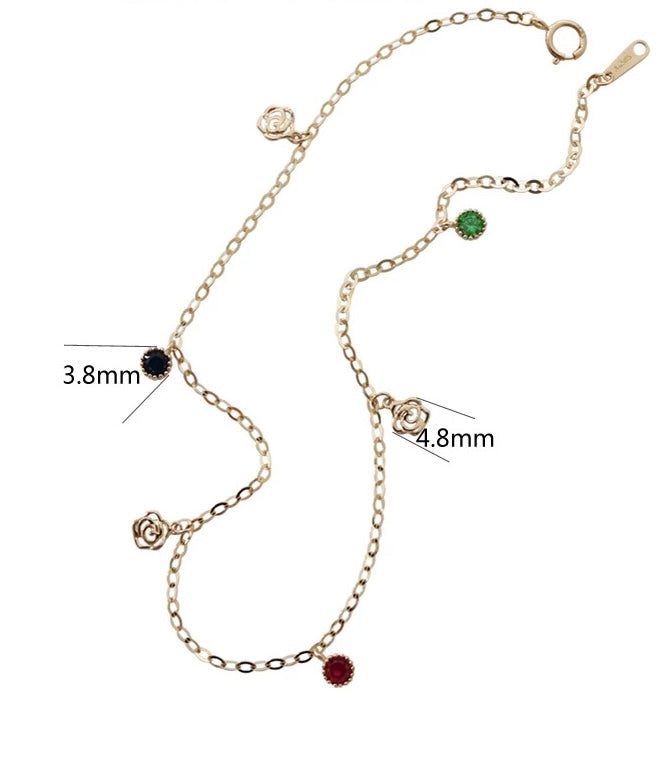 Ivana Rose Bezel Bracelet / Anklet