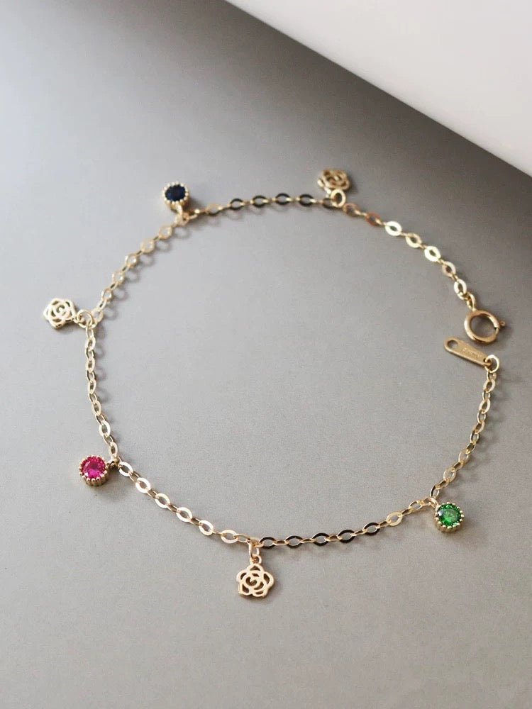 Ivana Rose Bezel Bracelet / Anklet