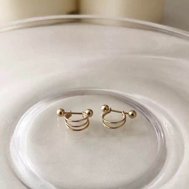 Bangle Cuffs Stud Earrings