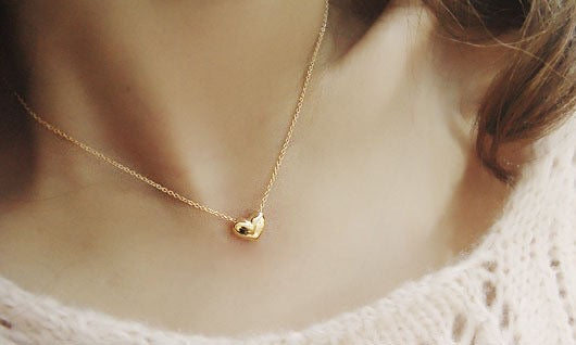 Inner Heart Charm Necklace