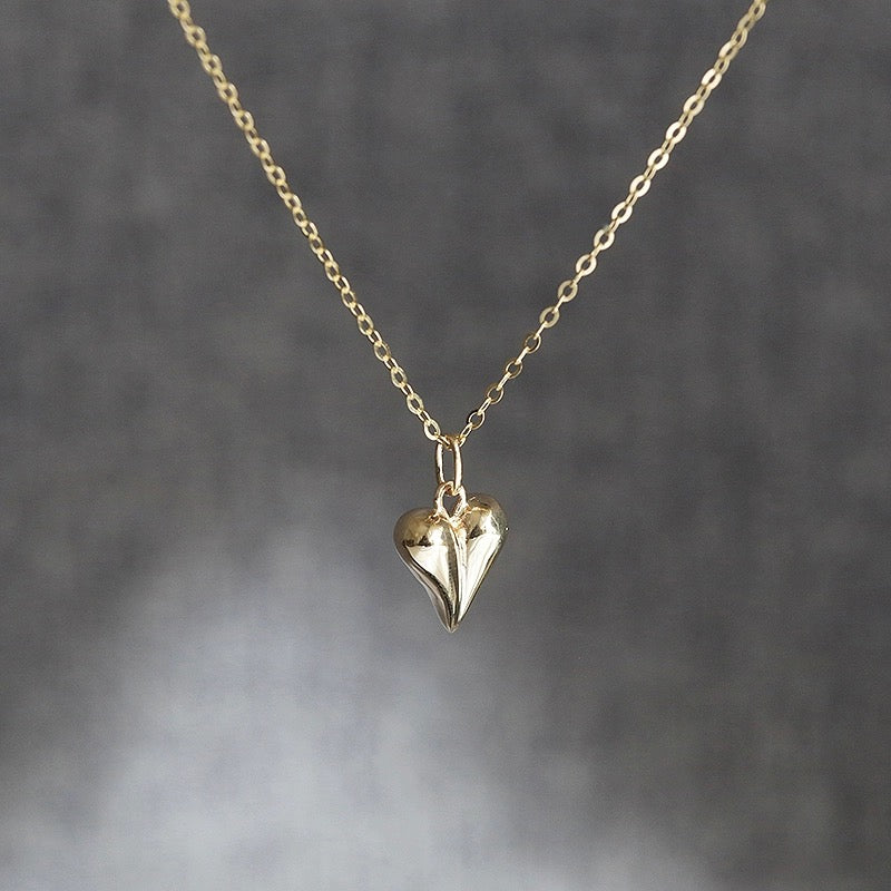 Dagger Heart Charm Necklace