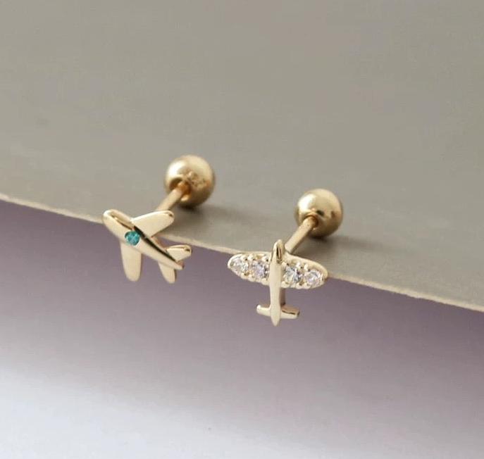 Asymmetric Sky High Stud Earrings