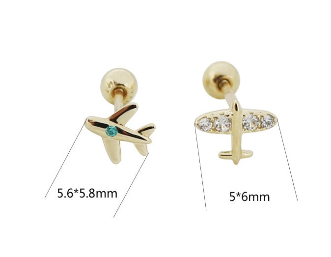 Asymmetric Sky High Stud Earrings