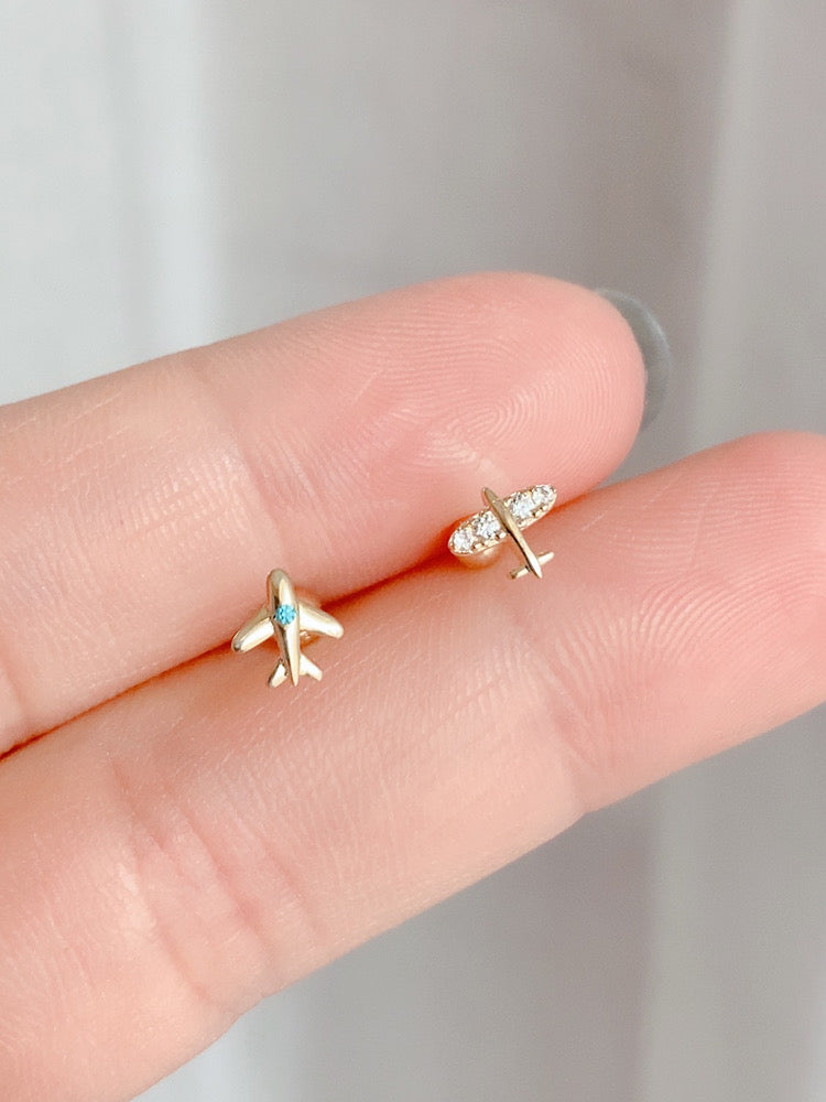 Asymmetric Sky High Stud Earrings