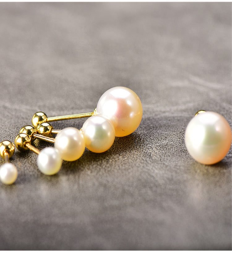 Simple Pearl Stud Earrings