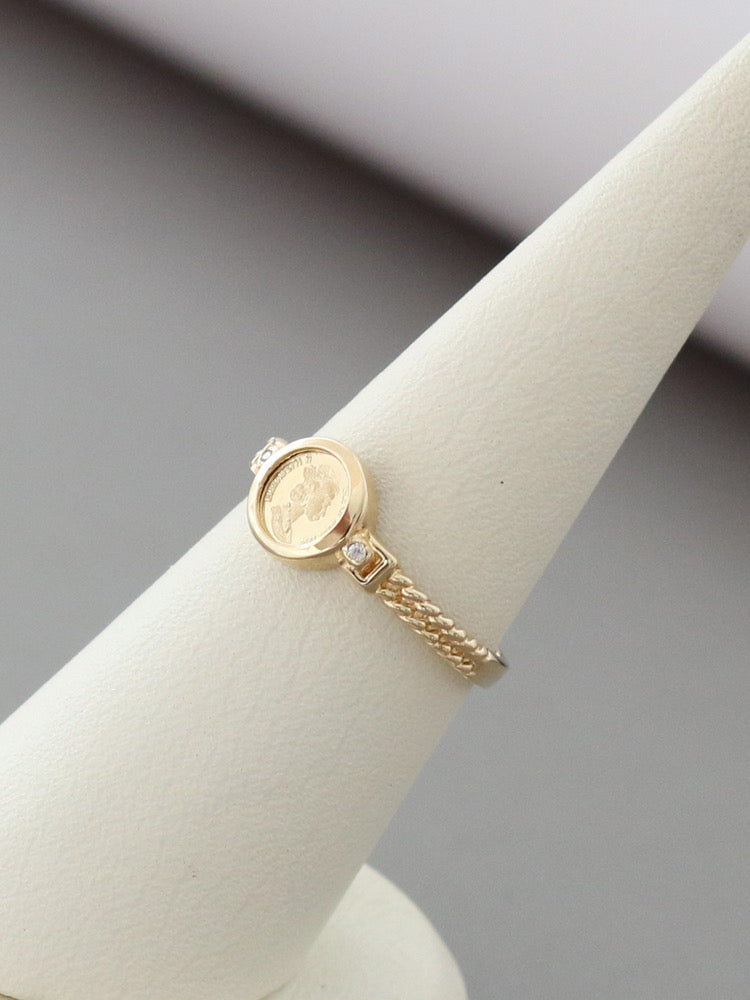 Sovereign Bezel Stackable Ring