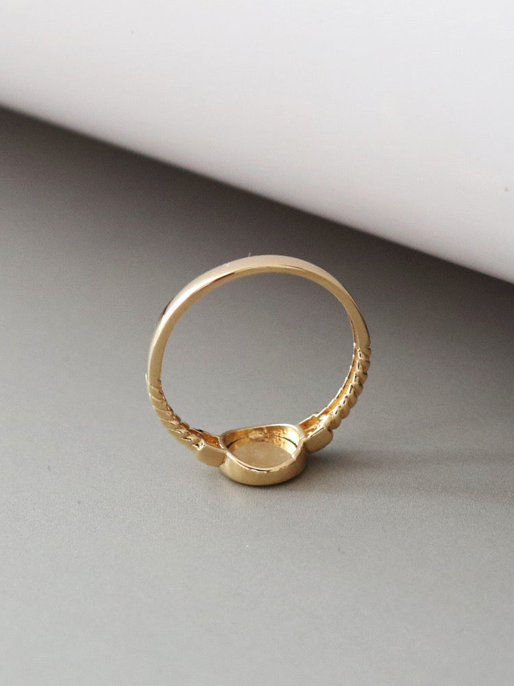 Sovereign Bezel Stackable Ring