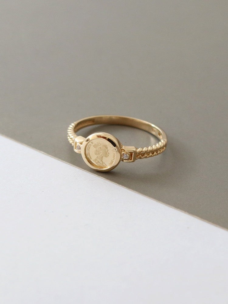 Sovereign Bezel Stackable Ring