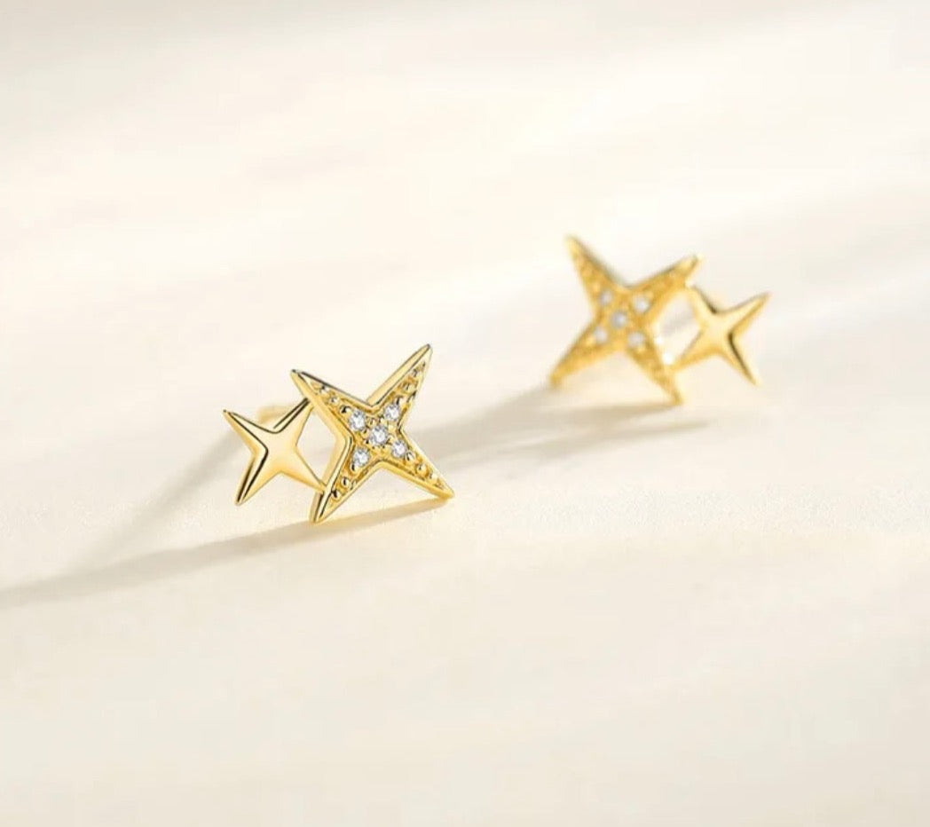 Bright Star Stud Earrings