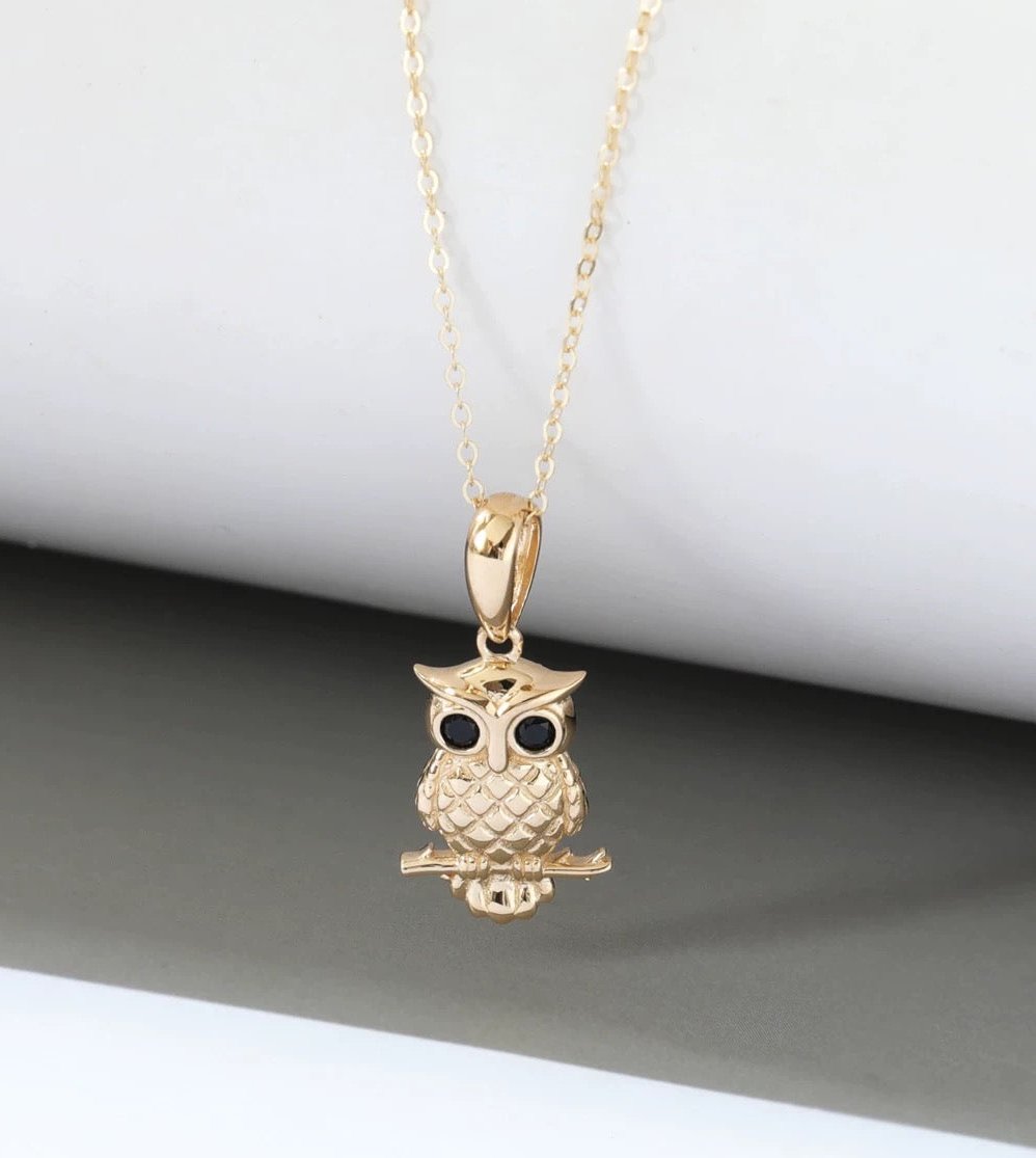 Wise Owl Charm Necklace