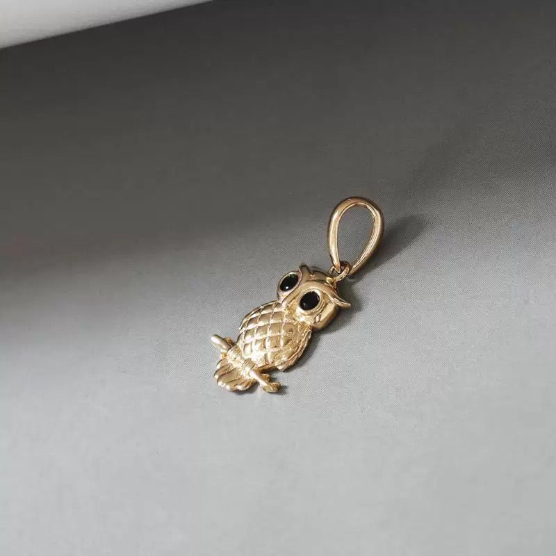 Wise Owl Charm Pendant