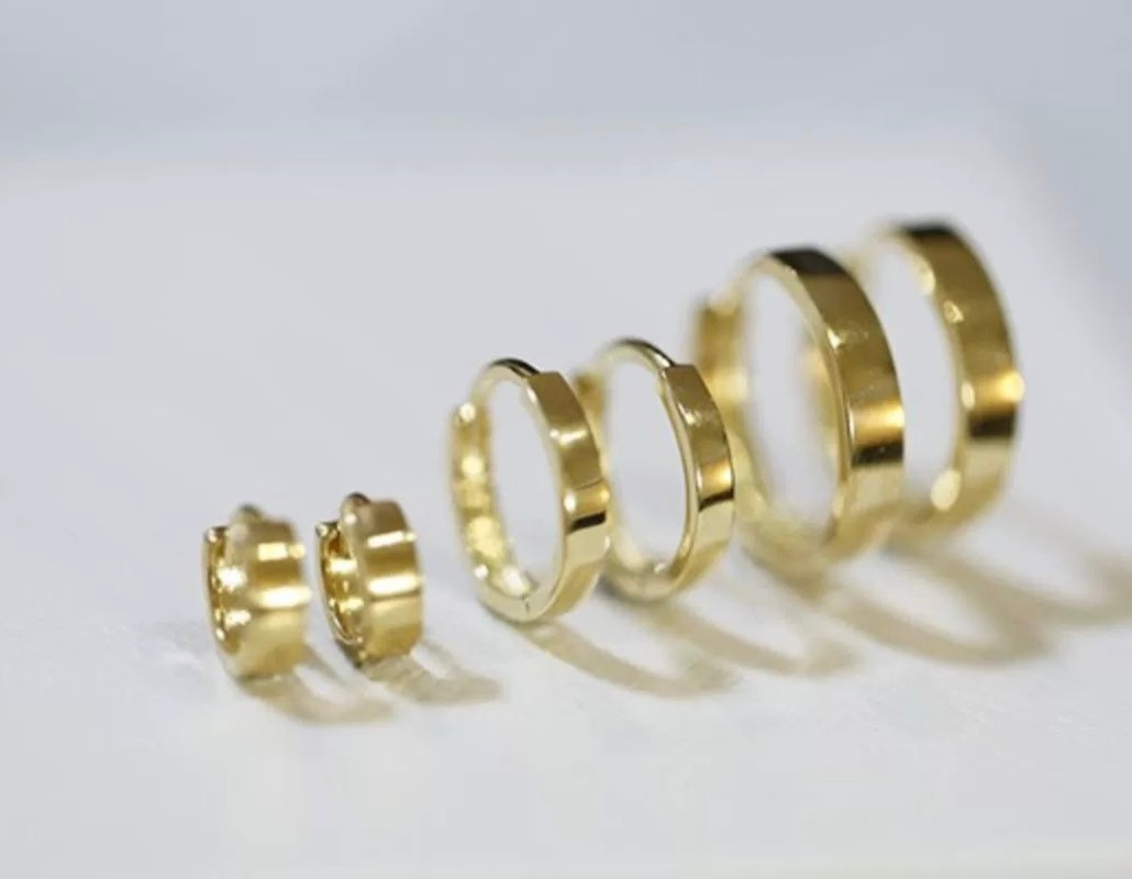 Simple Chic Huggie Hoops