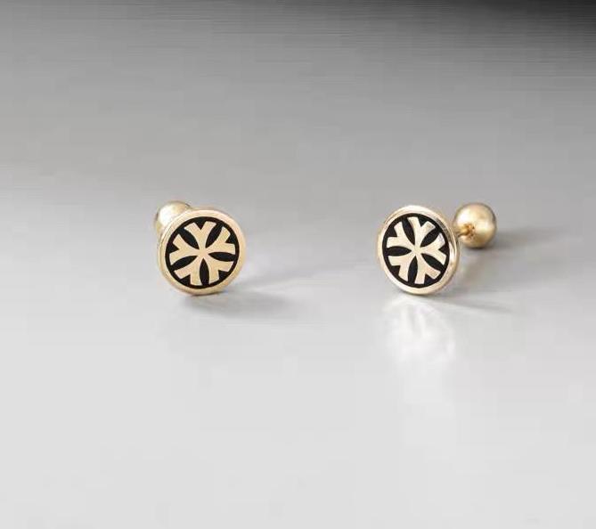 Maori Shield Stud Earrings