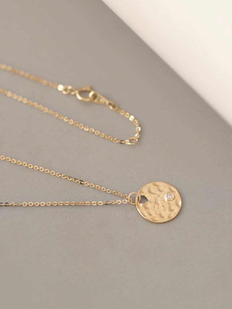 Elysian Circle Charm Necklace