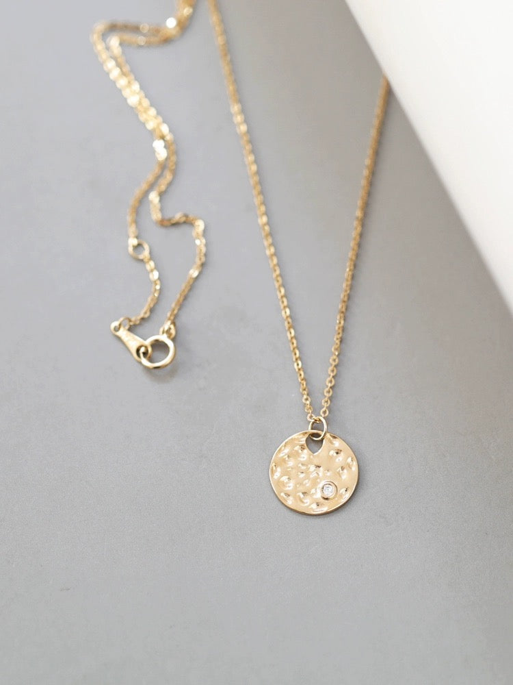 Elysian Circle Charm Necklace