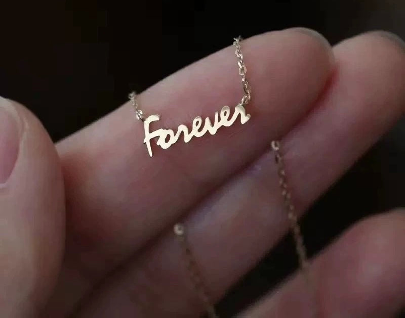 'Forever' Panel Bib Choker Necklace