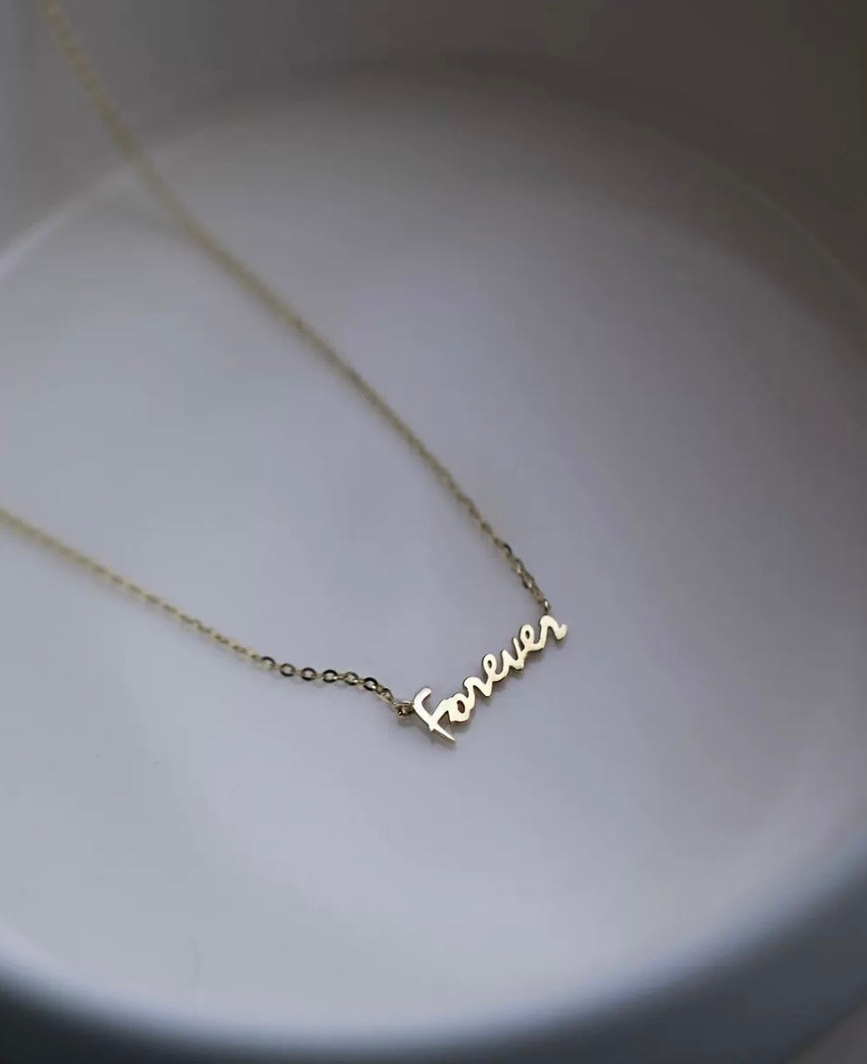 'Forever' Panel Bib Choker Necklace