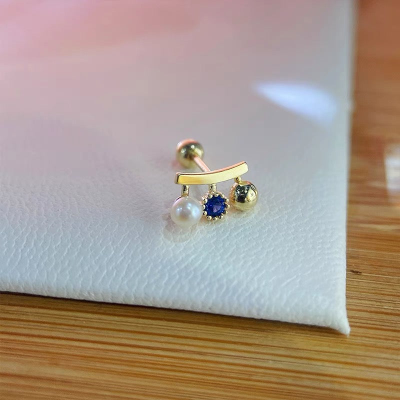 Trinket Arch Stud Earrings