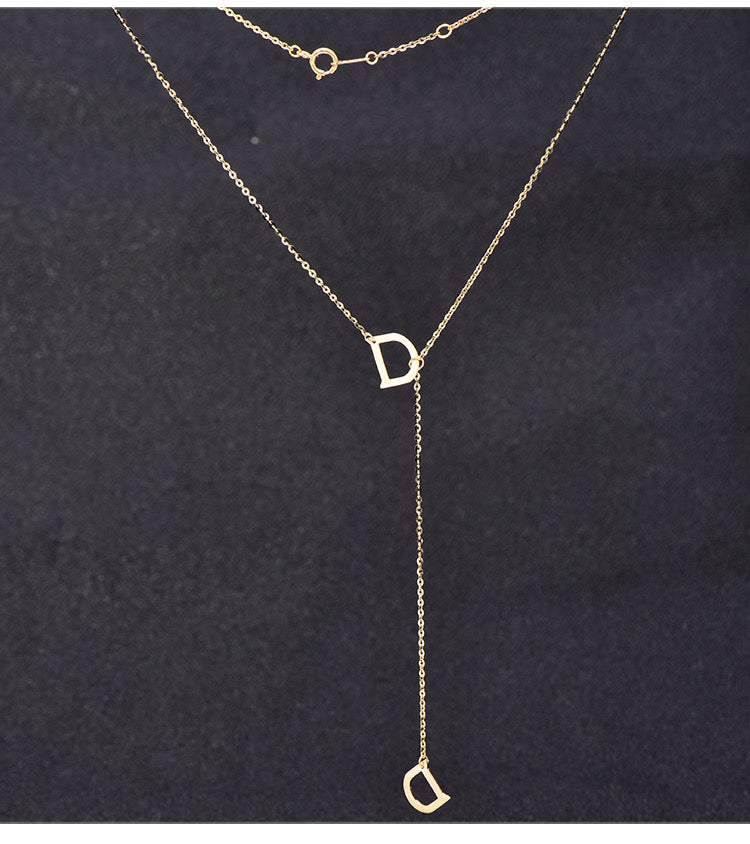 Double D Lariat Necklace