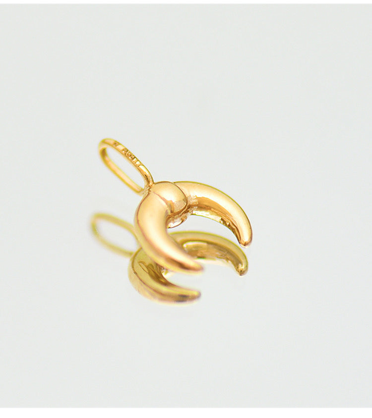 Croissant Claw Charm Pendant