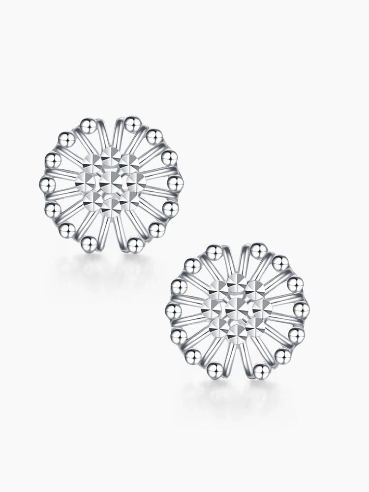 Ferris Wheel Round Stud Earrings