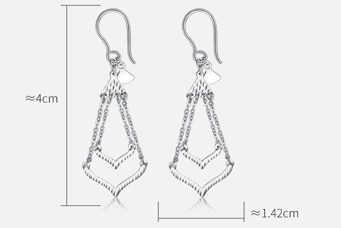 Chain Bell Tie Ear Hook Earrings