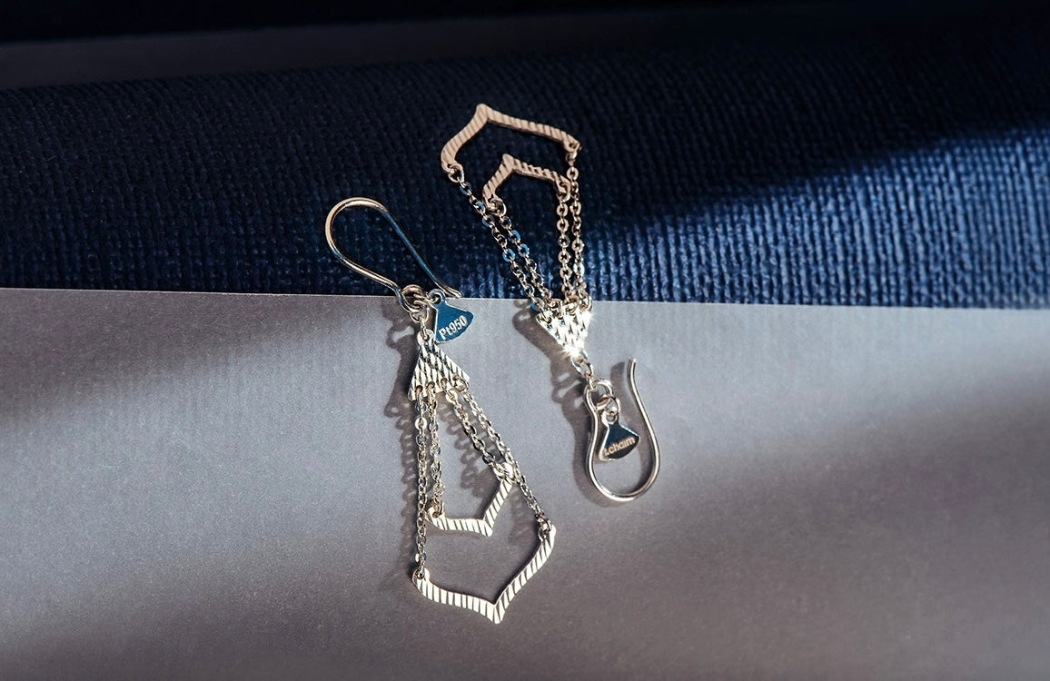 Chain Bell Tie Ear Hook Earrings