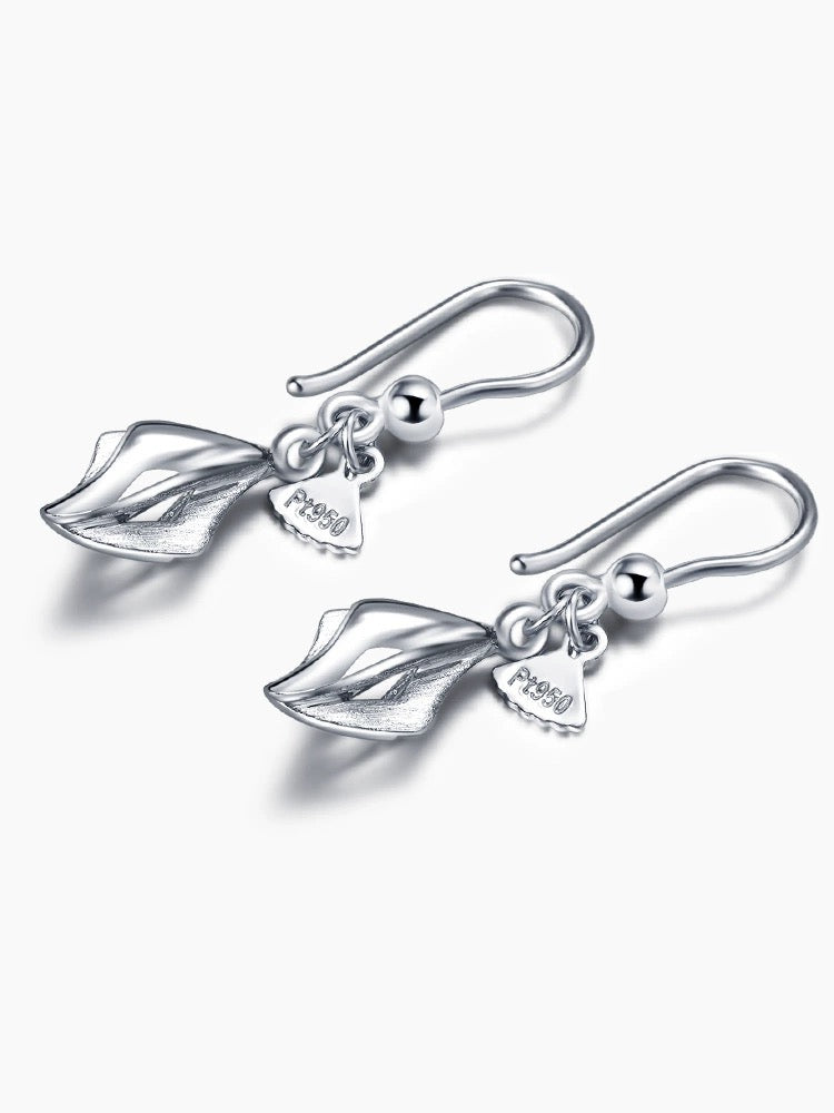 Rhombus Screw Ear Hook Earrings