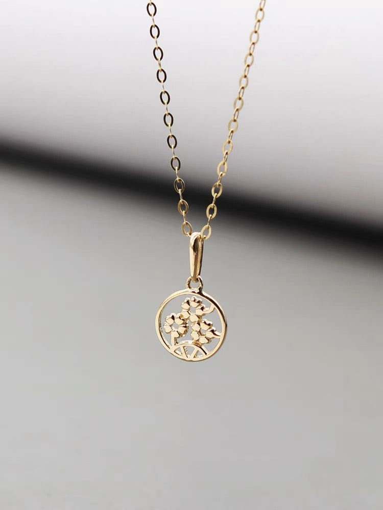 Flower World Charm Pendant