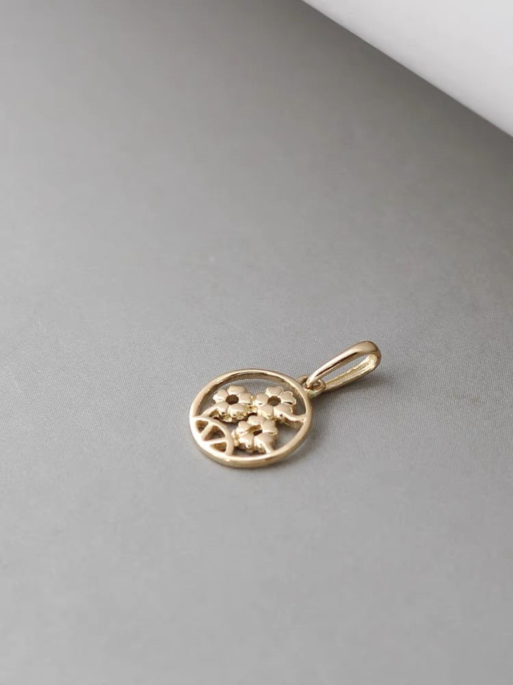 Flower World Charm Pendant