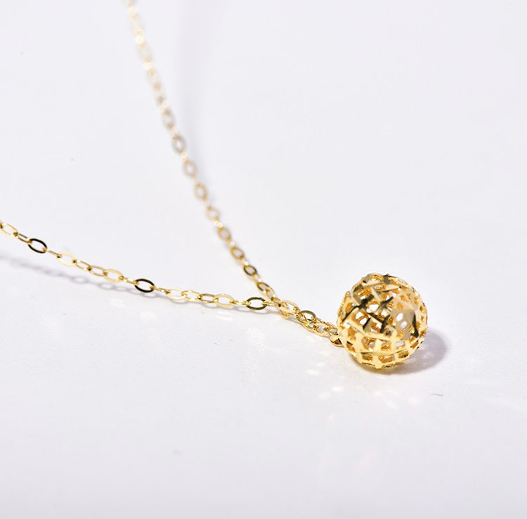 Caged Atlas Dome Necklace