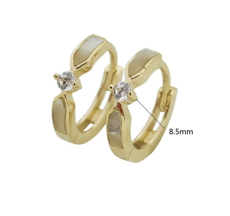 Promise Ring Huggie Hoops