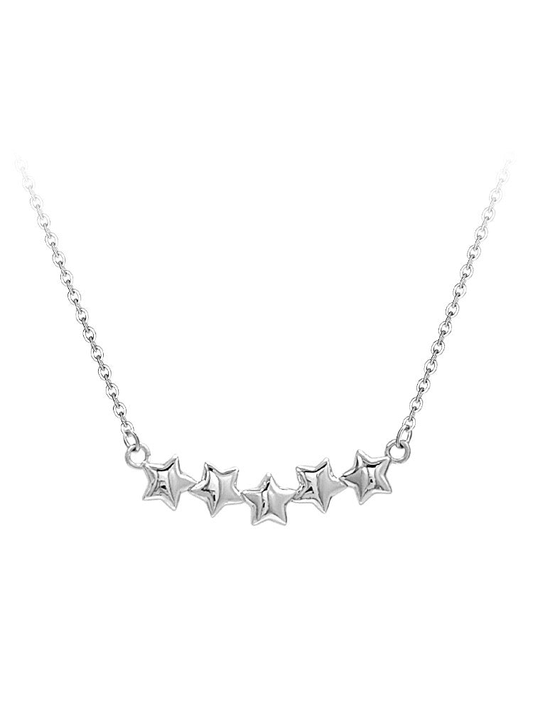 Five Star Row Bib Necklace