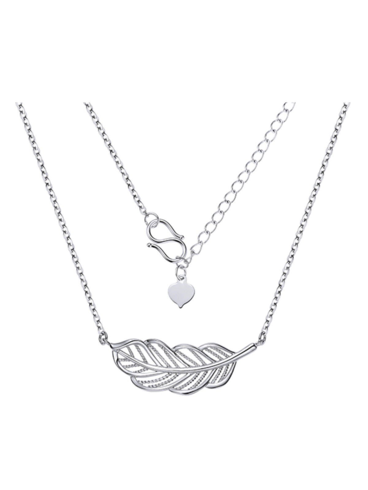 Feather Leaf Bib Necklace