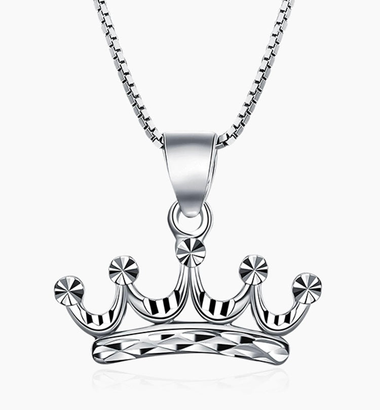 Mirror Cut Crown Pendant